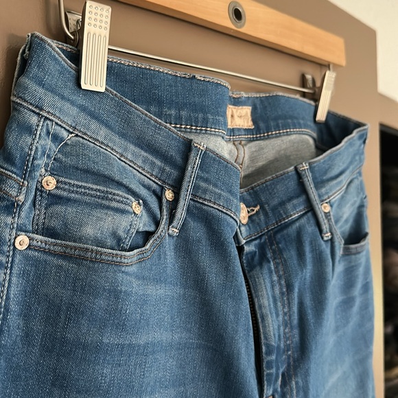 MOTHER Flare Blue Jeans - Picture 5 of 12